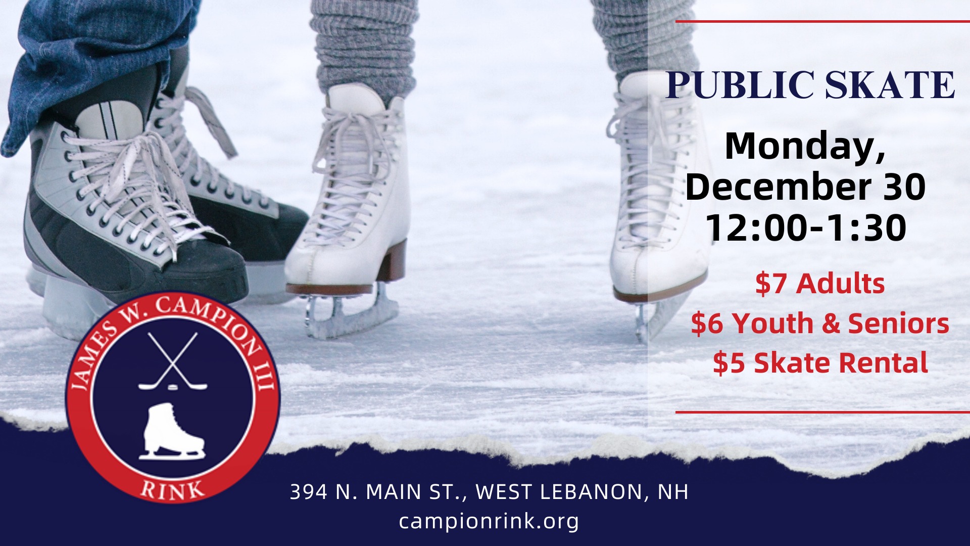 Public Skate at Campion Rink