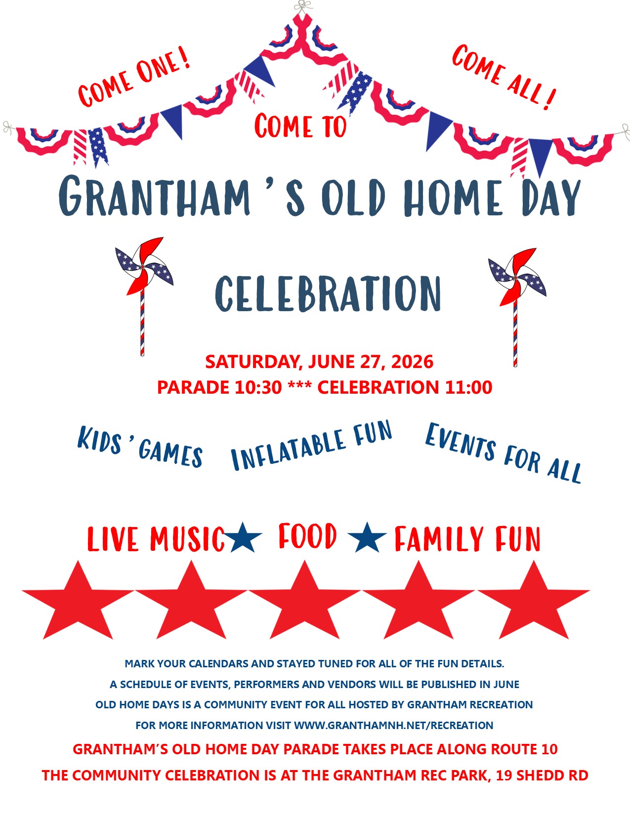 Old Home Day – Grantham, NH