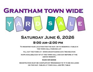 Grantham’s Town Wide Yard Sale