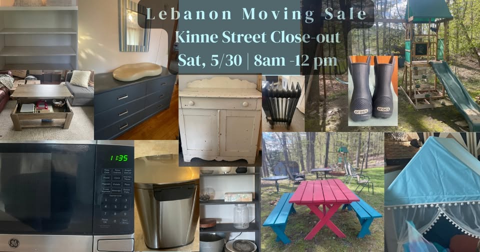 Big Moving-Yard Sale in Lebanon!