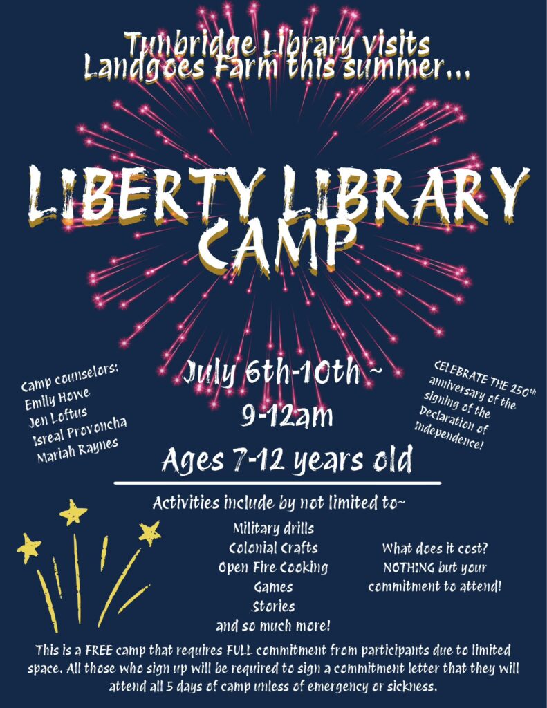 LIBERTY LIBRARY CAMP