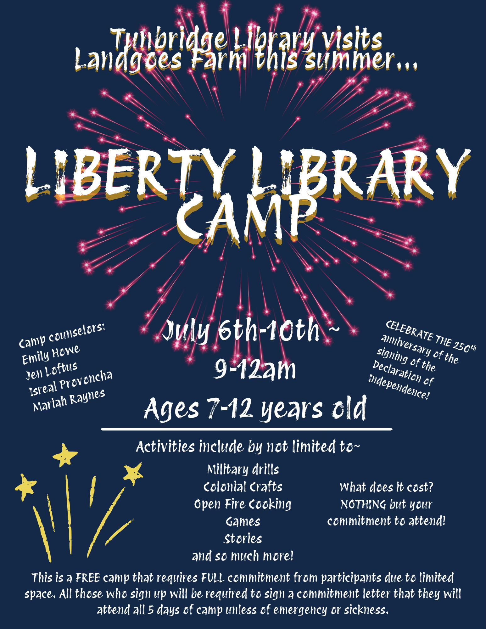 LIBERTY LIBRARY CAMP