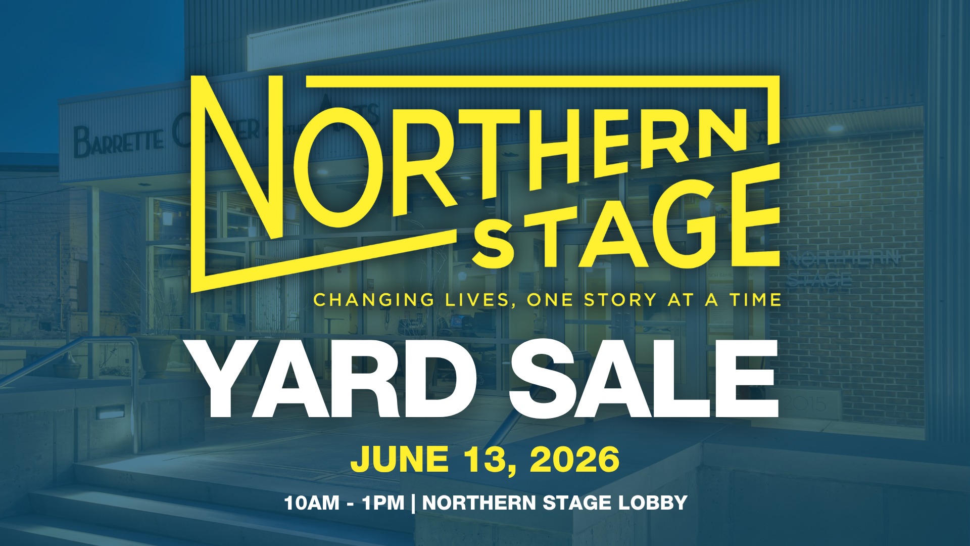 YARD SALE at Northern Stage!