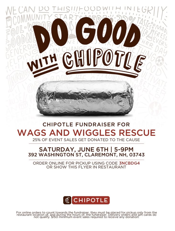Chipotle Fundraiser for WWR