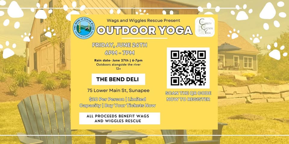 Outdoor Yoga at the Bend Deli