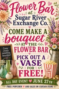 Free Vase with every made Bouquet!