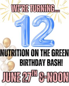 BIRTHDAY BASH— we’re 12!