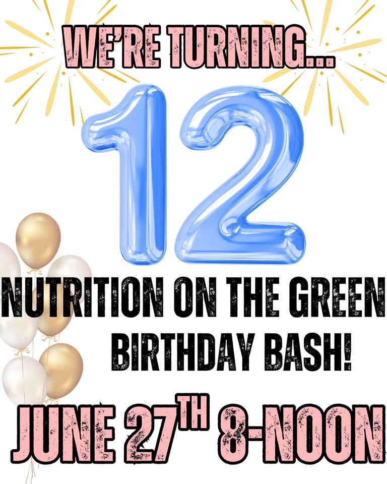 BIRTHDAY BASH— we’re 12!