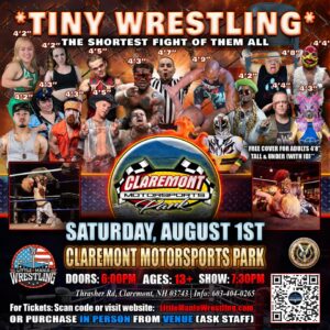 Claremont, NH – Little Mania Mini Wrestling @ Claremont Motorsports Park