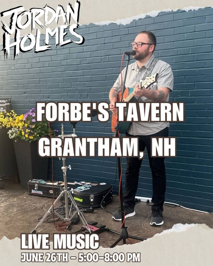 Jordan Holmes LIVE at Forbe’s Tavern