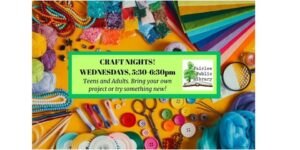 CRAFT NIGHTS @ the Library