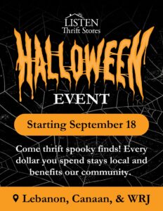 LISTEN Halloween Thrift Store Event
