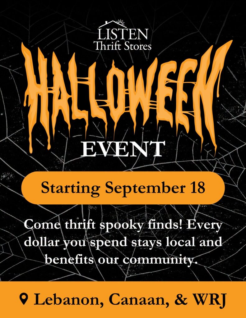 LISTEN Halloween Thrift Store Event
