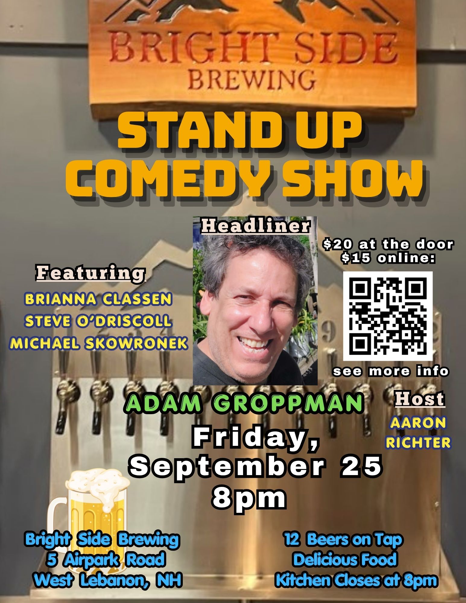 Bright Side Brewing Stand Up Comedy Show
