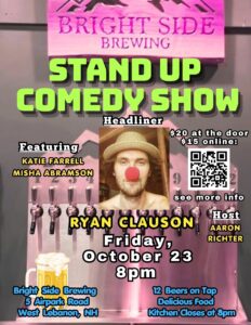 Stand Up Comedy Show at Bright Side Brewing